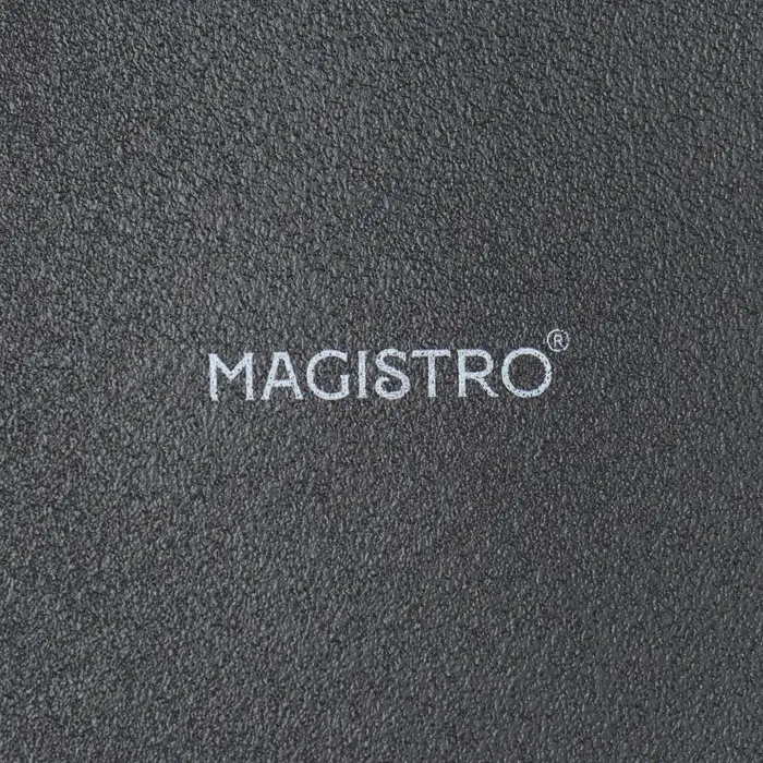 Набор тарелок фарфоровых десертных Magistro Lofty, 6 предметов: d=20 см, цвет чёрный Набор тарелок фарфоровых десертных Magistro Lofty, 6 предметов: d=20 см, цвет чёрный