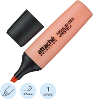 Маркер текстовыделитель Attache Selection Pastel 1-5 мм оранжевый