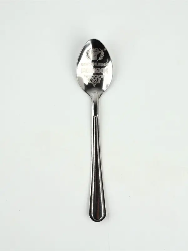 Ложка чайная с гравировкой &laquo;Настоящий мужик&raquo;, на подарочной открытке, 3&times;14 см