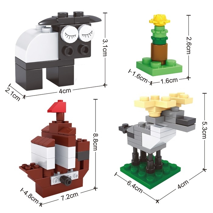 Конструктор «Набор для творчества», 350 деталей Конструктор «Набор для творчества», 350 деталей