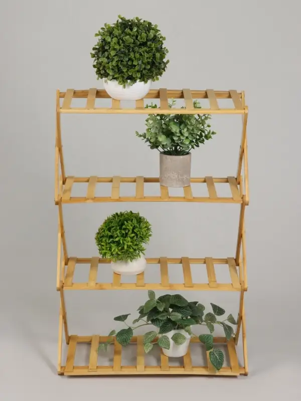 Стеллаж универсальный, 4 полки, 50&times;25&times;68 см, напольный, открытый, Greengo