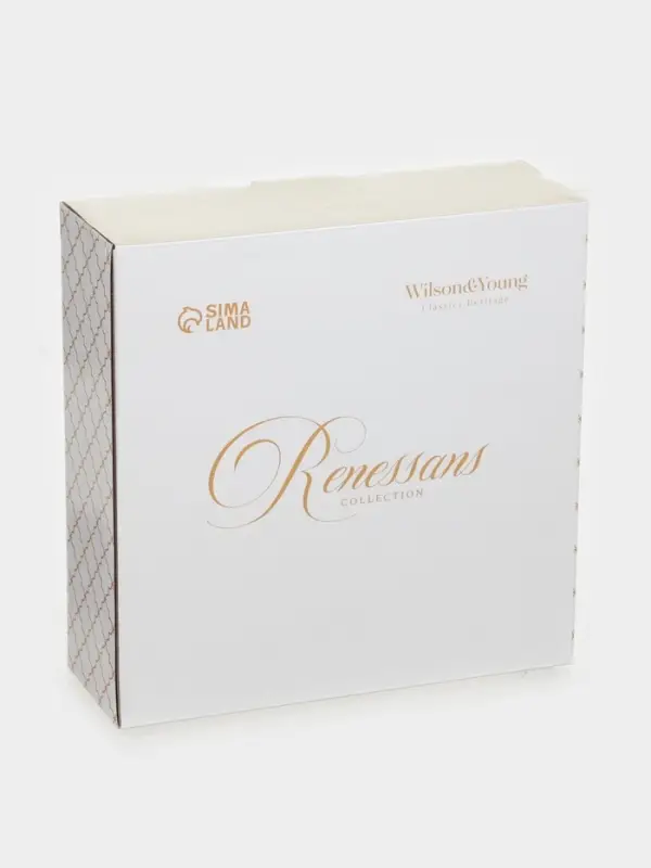 Тарелки глубокие WY Renessans, набор 2 шт., 850 мл, d=20 см, фарфор, белые