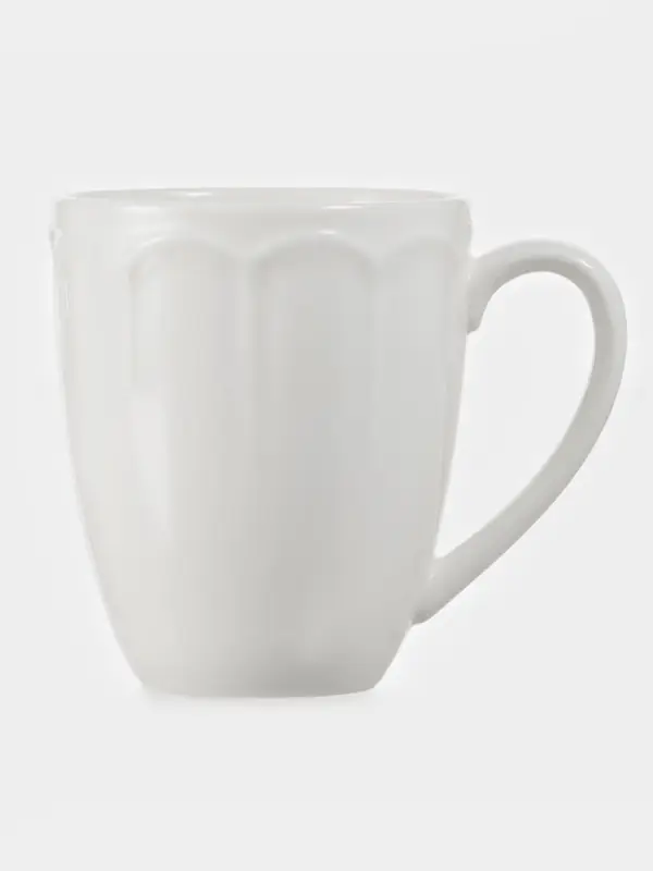 Кружки WY Renessans, 400 мл, набор 2 шт., фарфор, белые