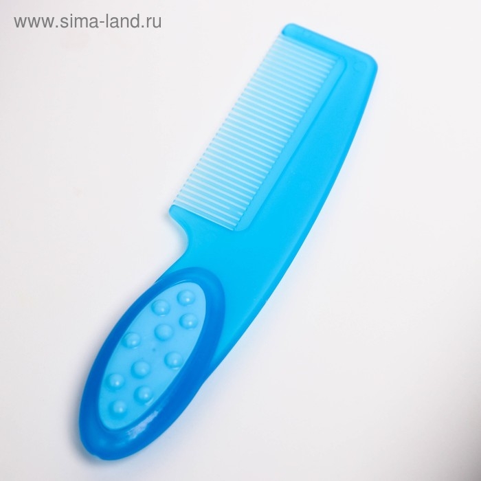 Набор по уходу за волосами, расческа+щетка, цвет голубой Набор по уходу за волосами, расческа+щетка, цвет голубой