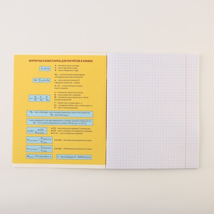 Набор тетрадей А5, 48 л "Персонажи" биология, физика, химия