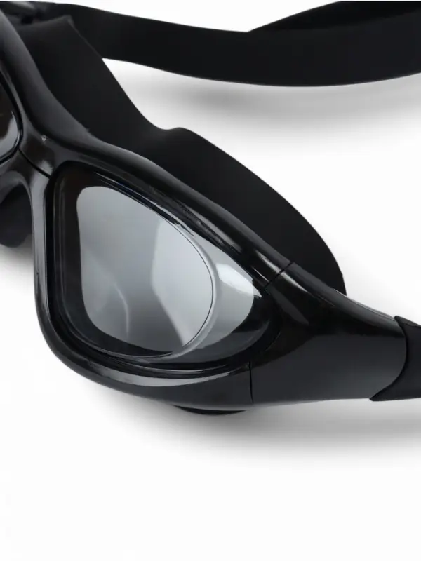 Очки для плавания ONLYTOP, беруши, цвет чёрный