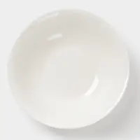 Тарелка глубокая Доляна White Label, 1.5 л, d=22.5 см, фарфор, белая