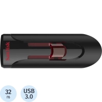 Флеш-память SanDisk Cruzer Glide 32GB/USB3.0/черный (SDCZ600-032G-G35)