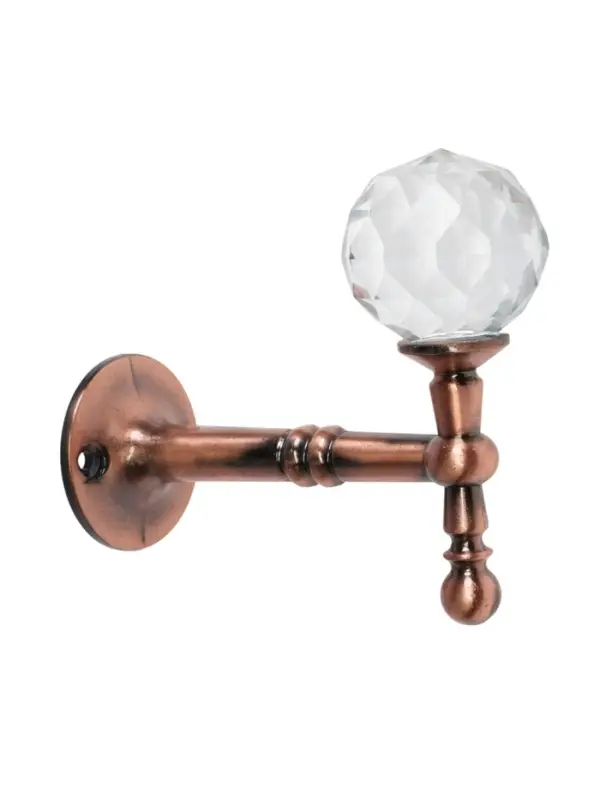 Крючок - держатель для штор на стену CAPPIO KS043, металлический, цвет медь, 2 шт. Крючок - держатель для штор на стену CAPPIO KS043, металлический, цвет медь, 2 шт.