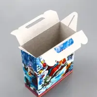 Подарочная коробка новогодняя &laquo;Золотая рыбка&raquo; 14&times;6&times;21 см