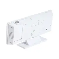 Часы-будильник электронные настольные с проекцией на потолок, 18.4&times;7.5 см, зеленая индикация