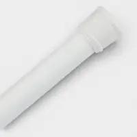 Карниз для ванной комнаты "Классик" 110-200 см, цвет белый