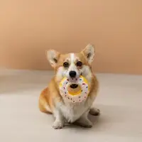 VETTA Игрушка для домашних животных, ПВХ, 13 см, пончик