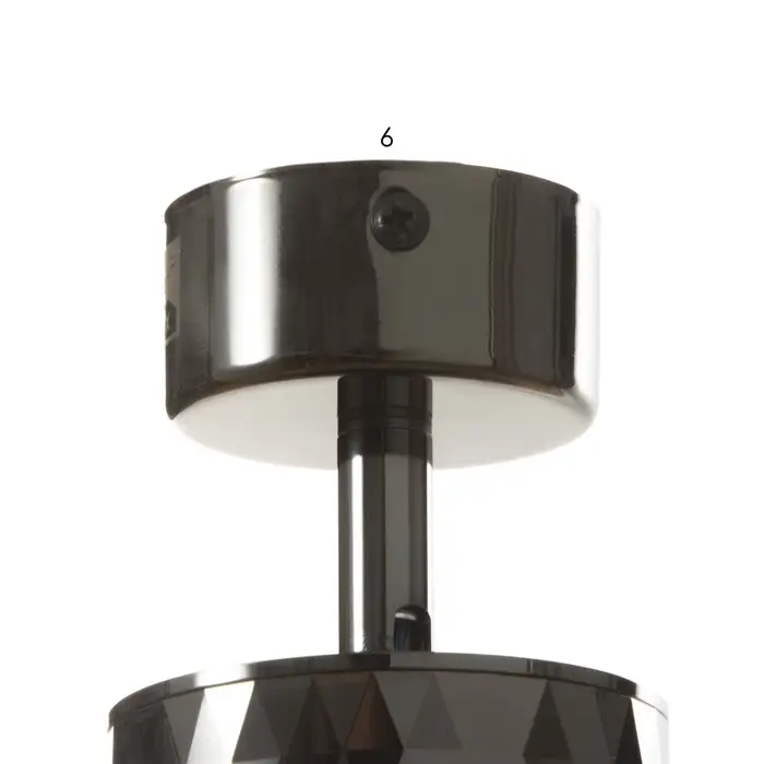 Спот &laquo;Андри&raquo; GU10 черный хром 7.5&times;7.5&times;20 см