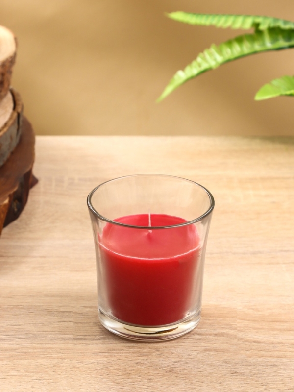 Свеча ароматическая Свеча ароматическая "Candle" 100 гр, клубничный взрыв