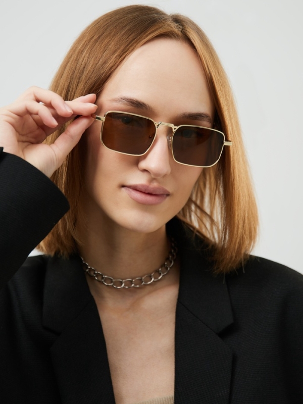 Очки солнечные, uv 385, коричневая линза Очки солнечные, uv 385, коричневая линза