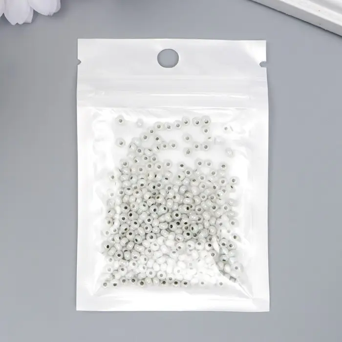 Бисер стекло 8/0  Бисер стекло 8/0 "Цветная серединка. Оливки" 10 гр