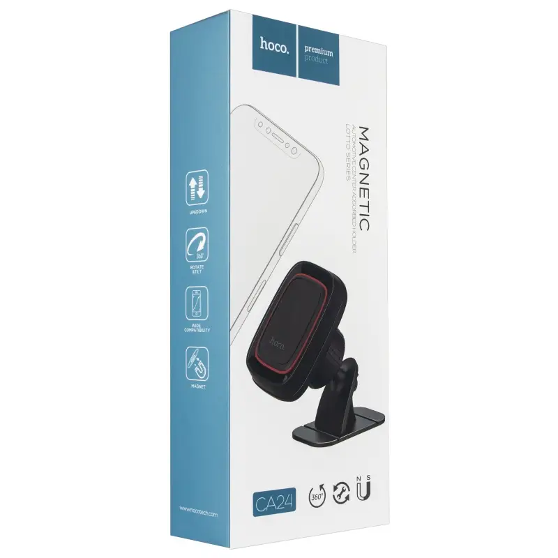 Автодержатель магнитный CA24 HOCO Черный