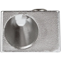 Точилка металлическая клиновидная, одно отверстие1