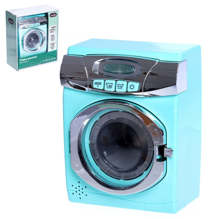 Бытовая техника «Стиральная машина», свет, дверца открывается Бытовая техника «Стиральная машина», свет, дверца открывается