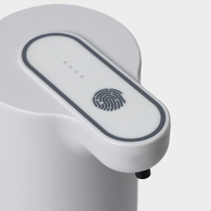 Дозатор - диспенсер для мыла SAVANNA, сенсорный, дозатор пенка, 350 мл, цвет белый Дозатор - диспенсер для мыла SAVANNA, сенсорный, дозатор пенка, 350 мл, цвет белый