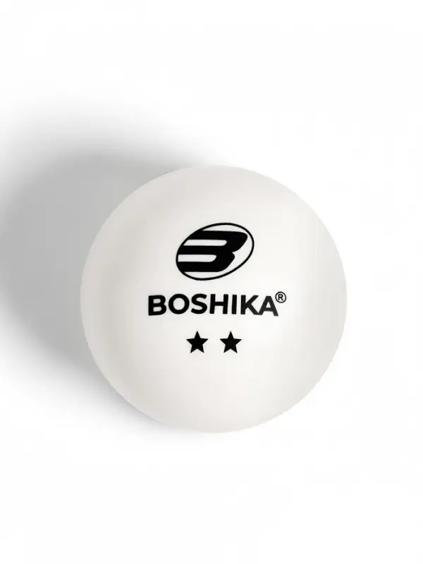 Набор мячей для настольного тенниса BOSHIKA Advanced 2*, d=40+ мм, 6 шт., белый