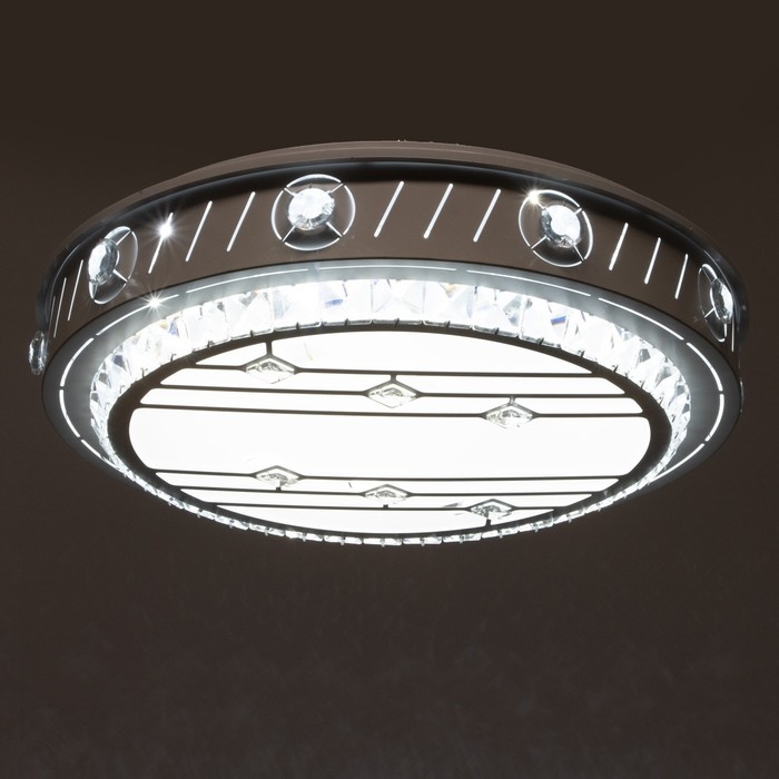 Люстра с ПДУ 1234/1 LED 95Вт 3000-6000К белый 50х50х9 см BayerLux