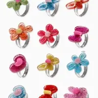 Кольцо &laquo;Выбражулька. Блеск&raquo;, форма МИКС, фасовка 100 шт. безразмерное