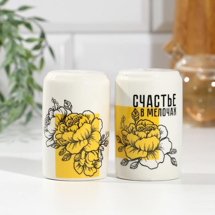 Набор «Счастье в мелочах», солонка, перечница Набор «Счастье в мелочах», солонка, перечница