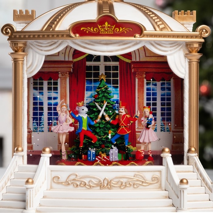 Фигура светодиодная «Сказочный театр», 23.2х10.7х21.6 см, музыка, батарейки ААх3 (не в комплекте), USB, свечение тёплое белое Фигура светодиодная «Сказочный театр», 23.2х10.7х21.6 см, музыка, батарейки ААх3 (не в комплекте), USB, свечение тёплое белое