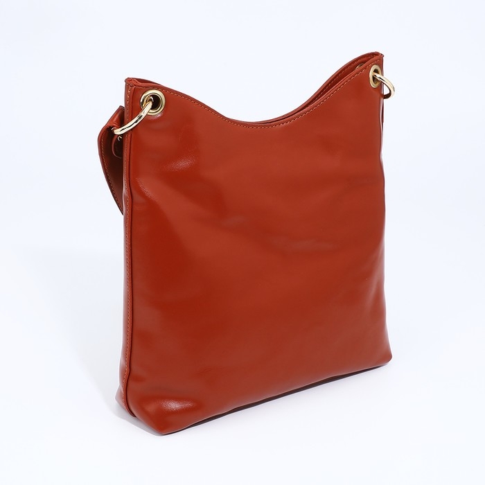 Кросс-боди на магните, цвет рыжий Кросс-боди на магните, цвет рыжий