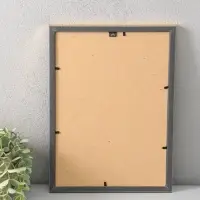 Фоторамка для фото 21х29,7 см (А4) "Oframe", пластик, золото, (пластик экран)