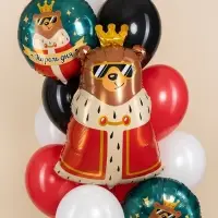 Воздушный шар фольгированный 31" &laquo;Король дня&raquo;