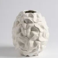 Ваза «Легия», 18×14 см, керамика, белая
