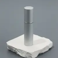 Флакон для парфюма, с распылителем, 10 мл, серебристый