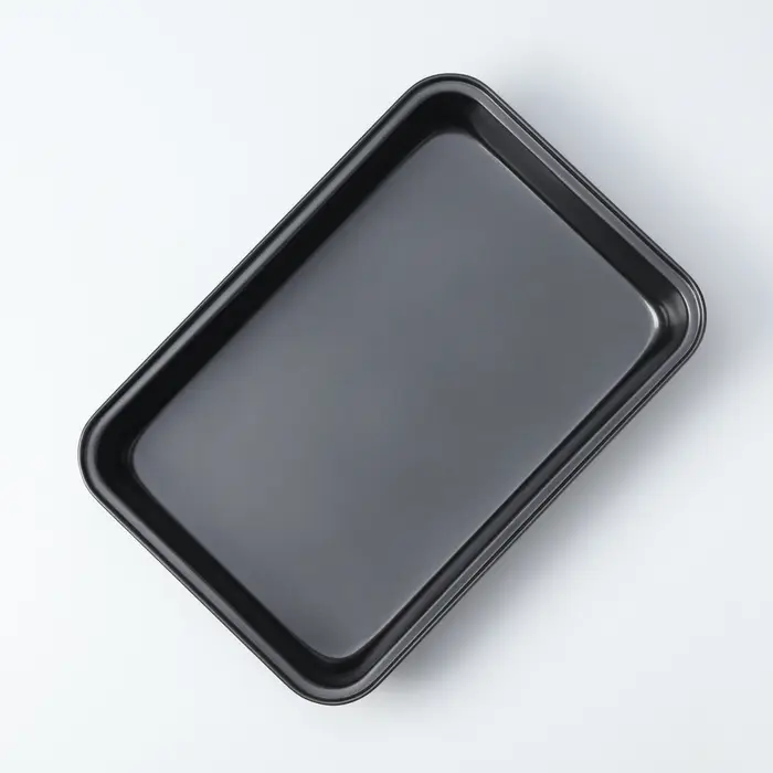 Противень Доляна «Прямоугольник. Жаклин», 32×22×4,5 см, антипригарное покрытие, цвет чёрный Противень Доляна «Прямоугольник. Жаклин», 32×22×4,5 см, антипригарное покрытие, цвет чёрный