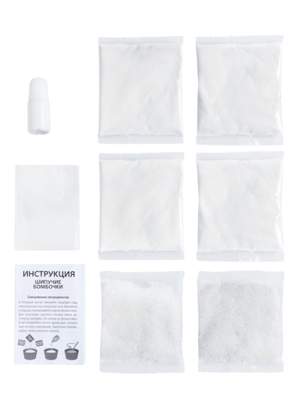 Набор для опытов "Шипучие бомбочки. Аромат персика" 3 в 1 05711