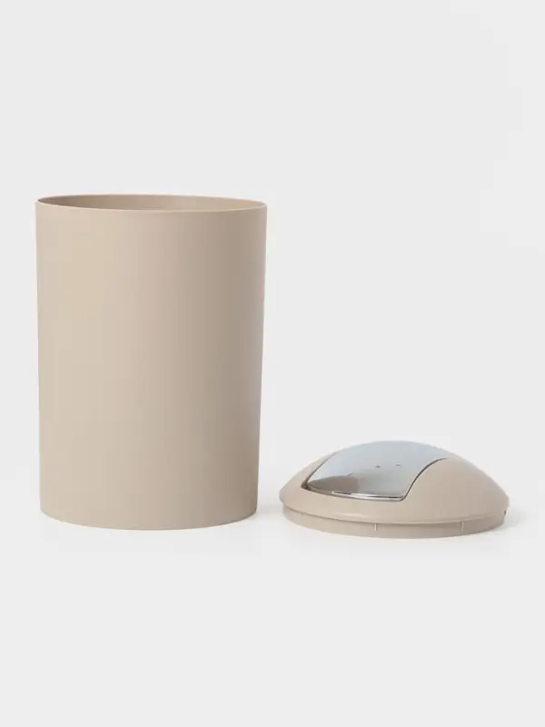 Набор аксессуаров для ванной комнаты SAVANNA &laquo;Сильва&raquo;, 6 предметов (дозатор, мыльница, 2 стакана, ёршик, ведро), цвет серый