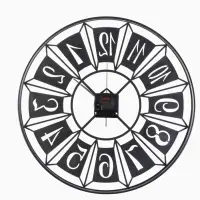 Часы настенные интерьерные &laquo;Гармошка&raquo;, бесшумные, плавный ход, d=40 см, металл, белые