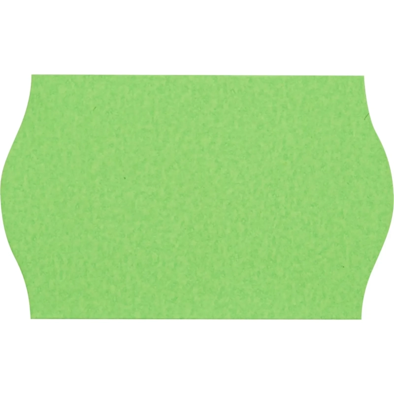 Этикет-лента 26х16 зел волна 1000шт/рул 10рул/уп