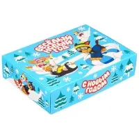 Коробка подарочная, «Весёлый Новый год», 21×15×5 см, Щенячий патруль Коробка подарочная, «Весёлый Новый год», 21×15×5 см, Щенячий патруль