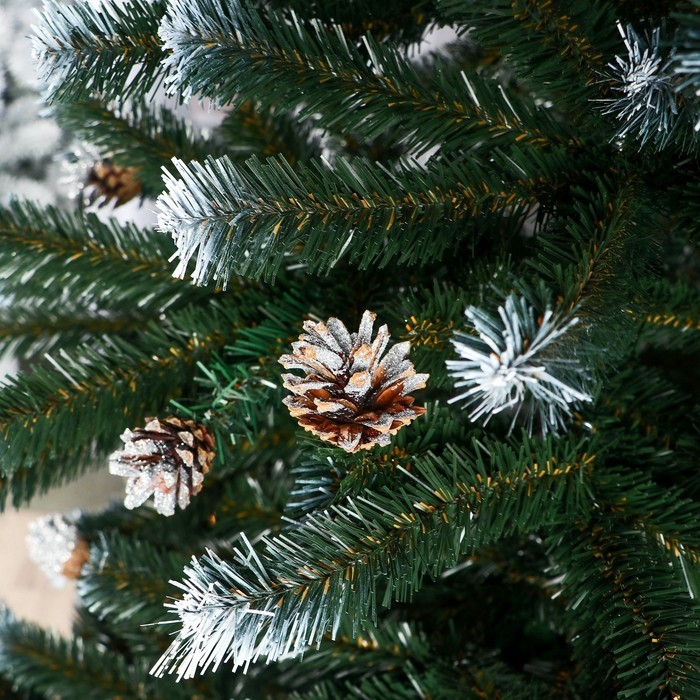 Ёлка искусственная Ёлка искусственная "Таёжная" элитная ( с серебряными шишками) 220 см