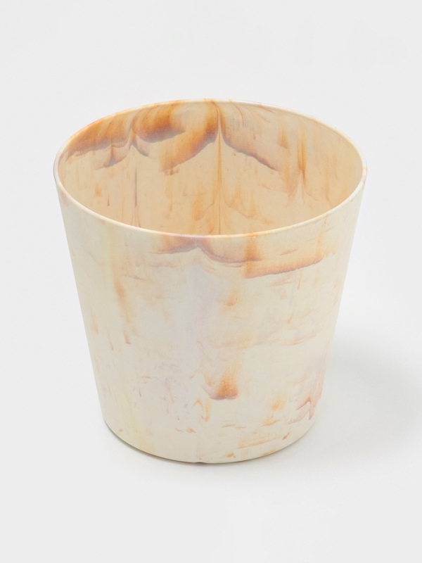 Кашпо круглое  Кашпо круглое "SandStorm" d14х13 см, цвет оранжевый