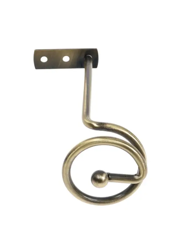 Крючок - держатель для штор на стену CAPPIO KS044, металлический, цвет бронза, 2 шт Крючок - держатель для штор на стену CAPPIO KS044, металлический, цвет бронза, 2 шт