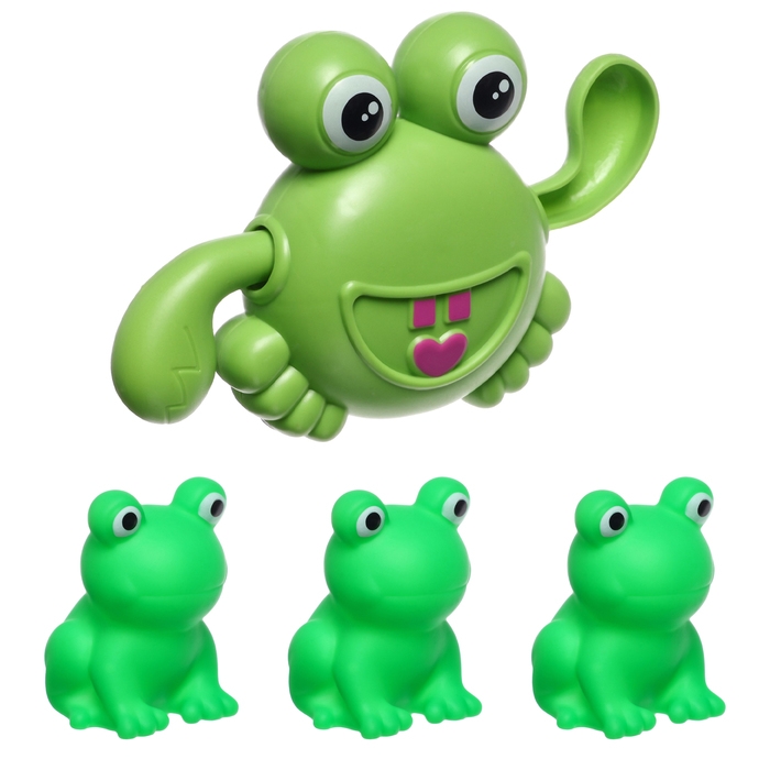 Набор игрушек для ванны «Заводной лягушонок с друзьями», 4 шт., цвет МИКС, Крошка Я Набор игрушек для ванны «Заводной лягушонок с друзьями», 4 шт., цвет МИКС, Крошка Я