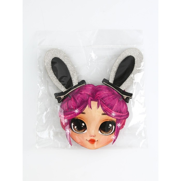 Заколки-ушки для волос «Девчуля», ушки зайки, 1 х 5 х 9 см Заколки-ушки для волос «Девчуля», ушки зайки, 1 х 5 х 9 см