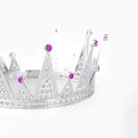 Корона королевы, цвет серебряный Корона королевы, цвет серебряный