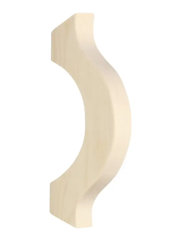 Дверная ручка из липы №4, 22х7,5х26 см