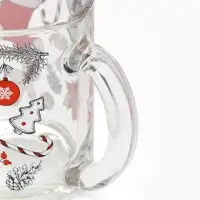 Кружка новогодняя стеклянная &laquo;Новогодний уют&raquo;, 300 мл
