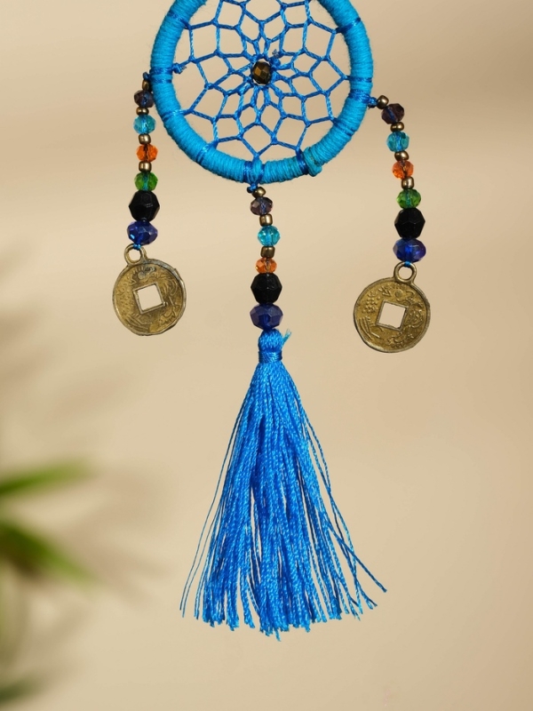 Брелок Брелок "Ловец снов" 4х15 см. синий